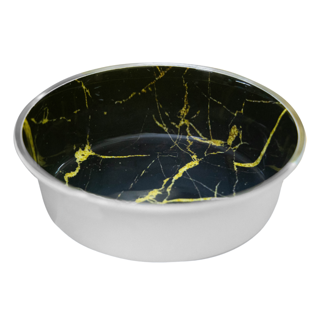 Premium Minakari Tiger Gold and Black Ceramic Finish Bowl