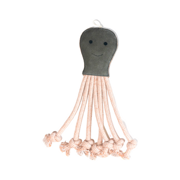 Octopussy the Octopus Leather and Rope Toy