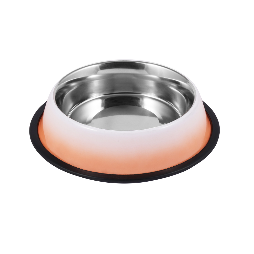 Ombre Orange Feeding Bowl