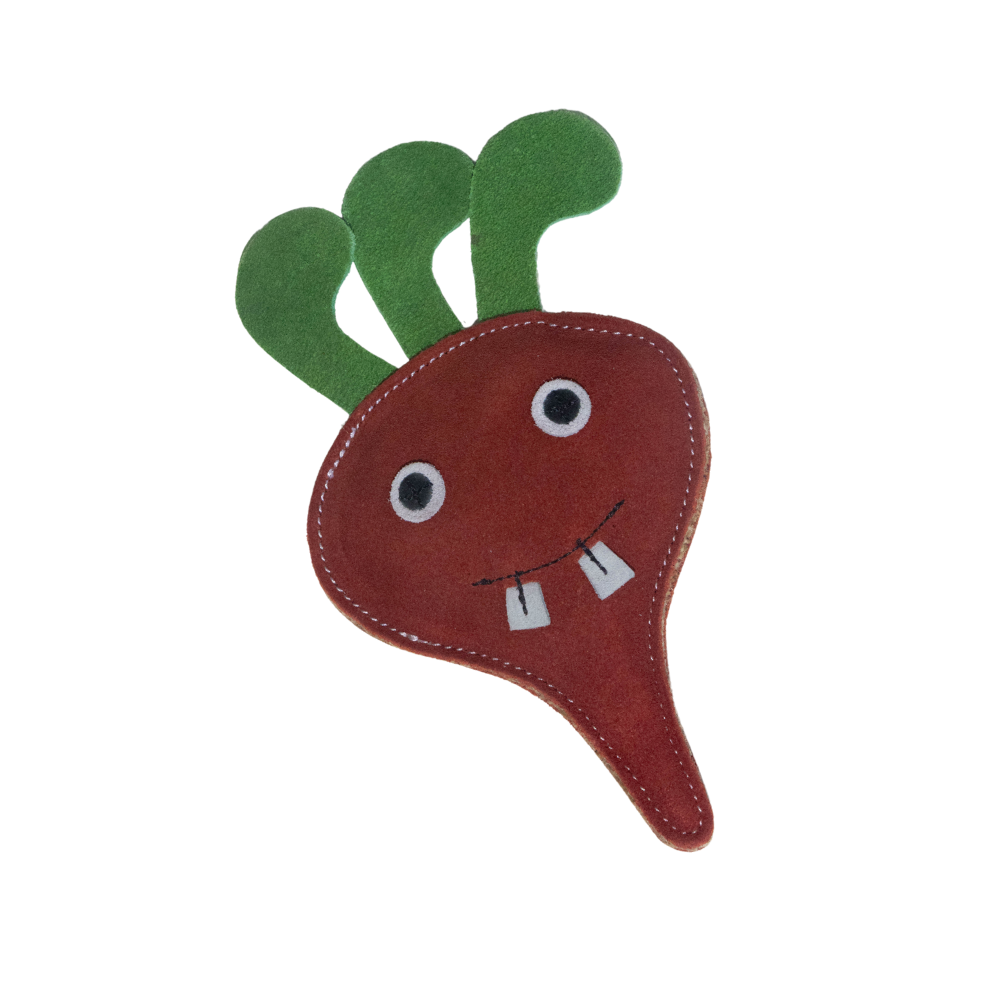 Bunny the Carrot Leather toy