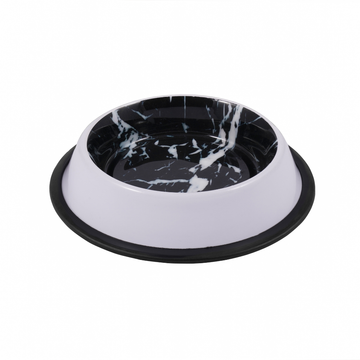 Minakari Contemporary Italian Black and White Ceramic Finish