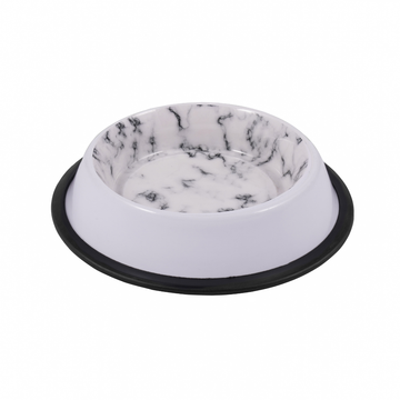 Minakari Contemporary Black and White Speckled Marble-Ceramic Finish