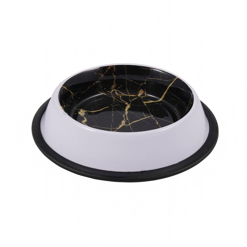 Minakari Contemporary Black And Gold  Tiger Ceramic Finish