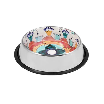 Minakari Cat Dish Multicolored Moroccan